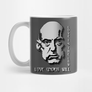 Aleister Crowley - Love Is The Law Love Under Will. Mug